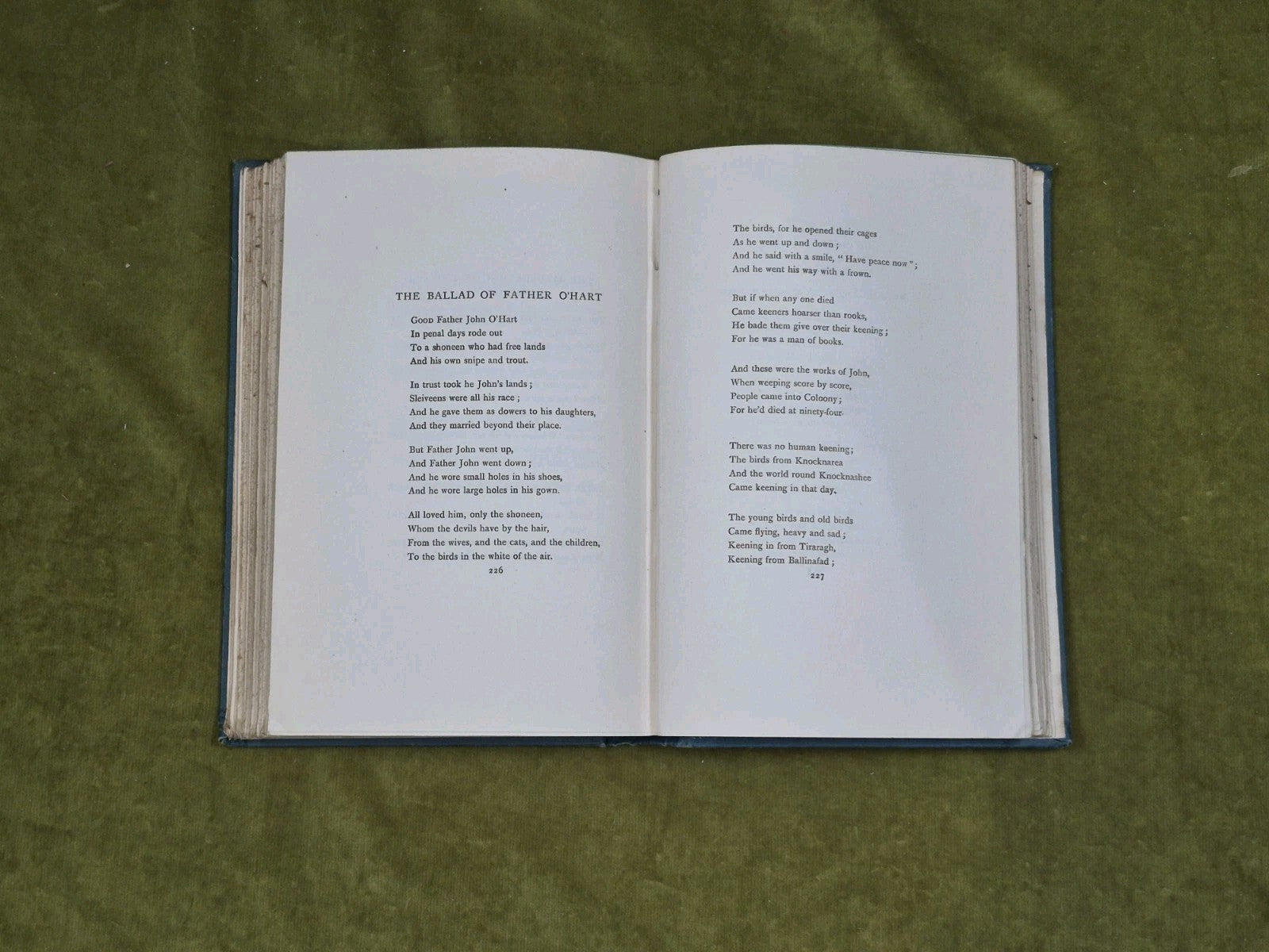 Poems by W. B. Yeats , T Fisher Unwin 19206