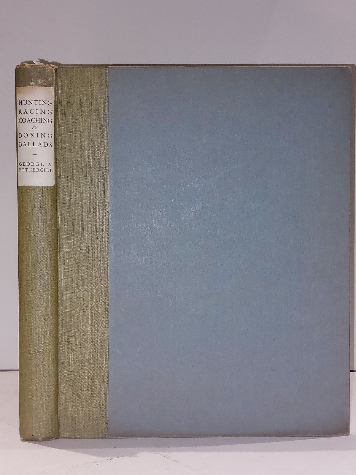 1926 Subscriber’s 1st Hunting Racing Coaching Boxing Ballads by Fothergill 0
