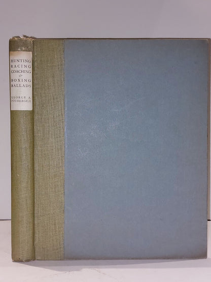 1926 Subscriber’s 1st Hunting Racing Coaching Boxing Ballads by Fothergill 0