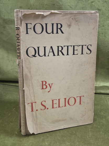 Four Quartets, T. S. Eliot. 1950. 1st Edition, 8th Print in Dust Jacket0