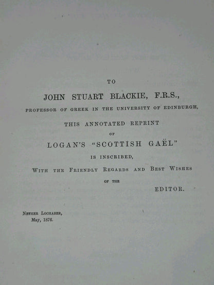 The Scottish Gael Celtic Manners James Logan Inverness Hugh Mackenzie7