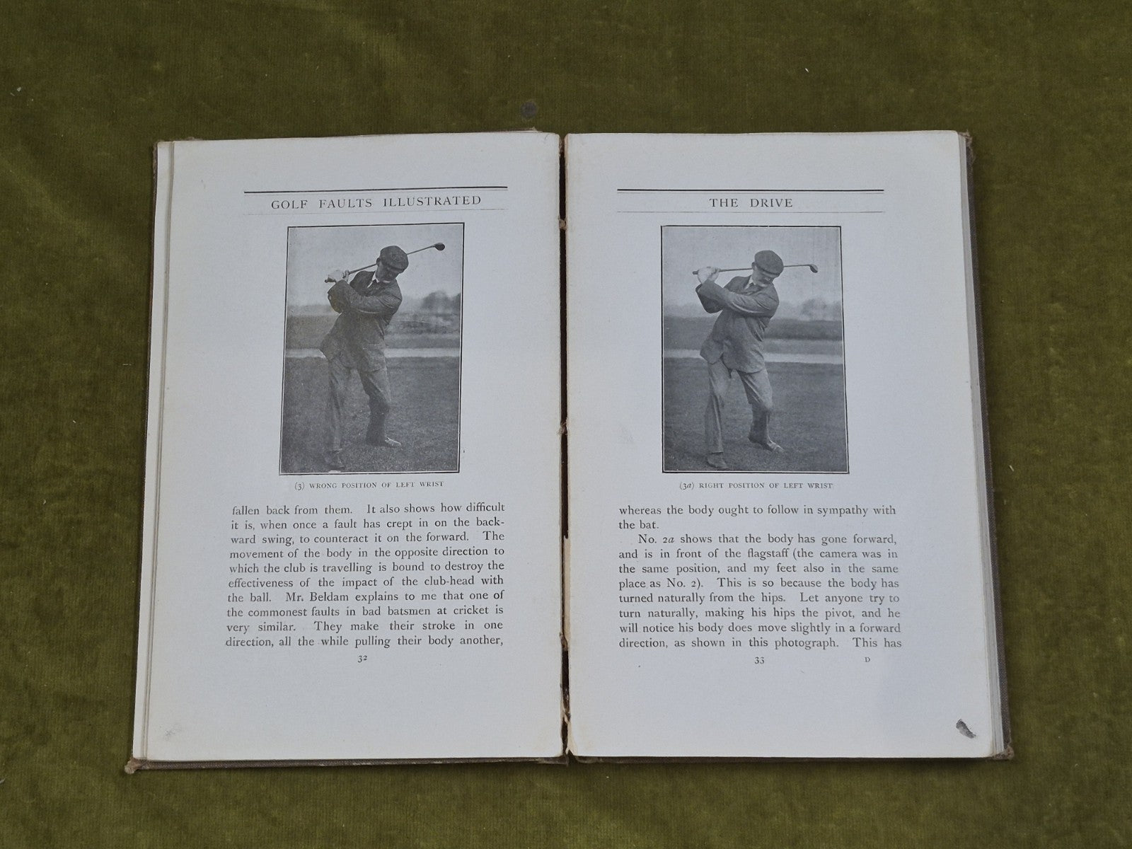 Golf Faults Illustrated by George W Beldam J H Taylor New & Enlarged ed c.19065