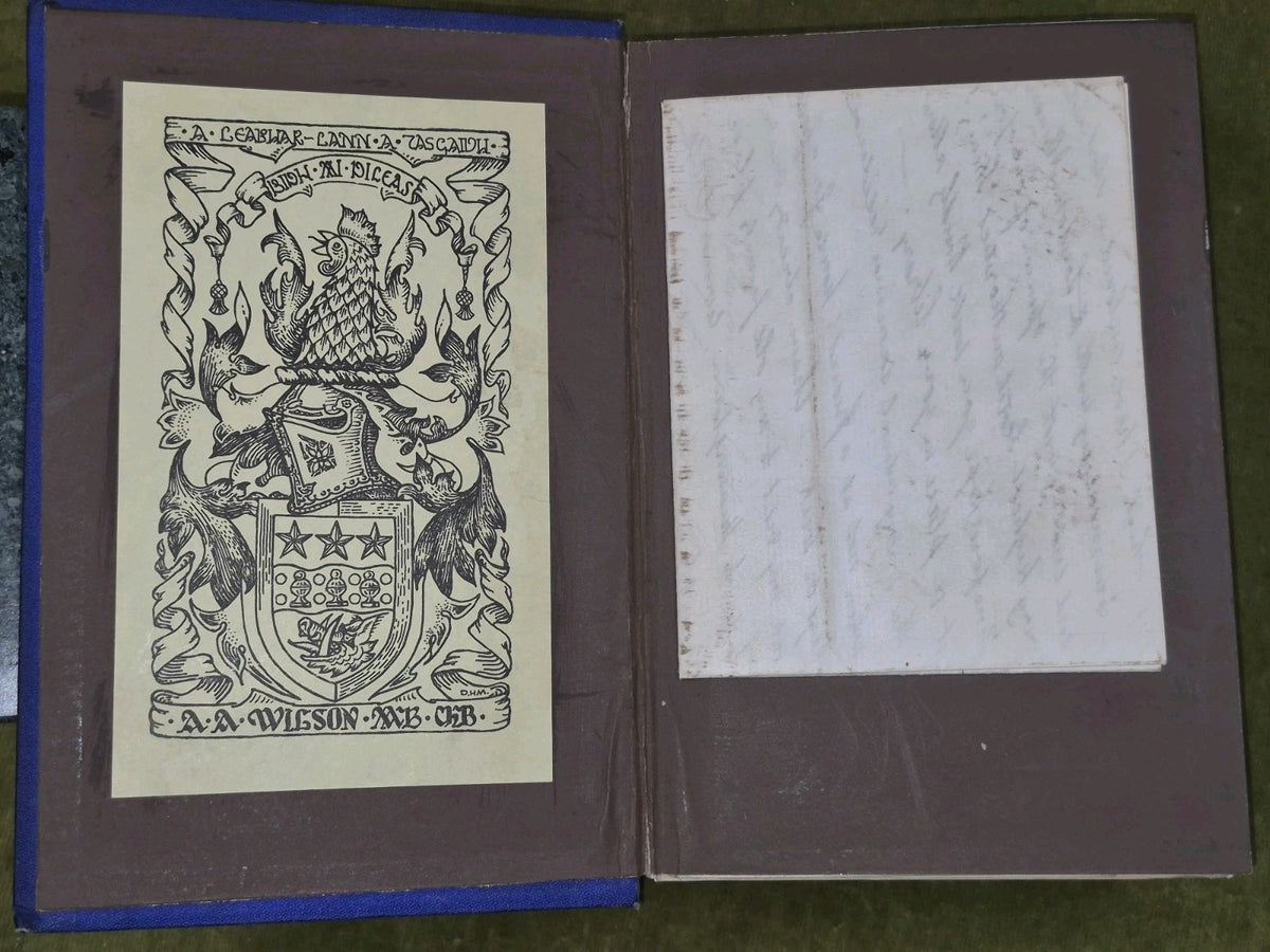 Gaelic Topography of Scotland James Robertson 1869 Sir Stirling Maxwell Letter3