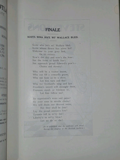 The Pageant of Paisley 1929 Programme George A Clark 5