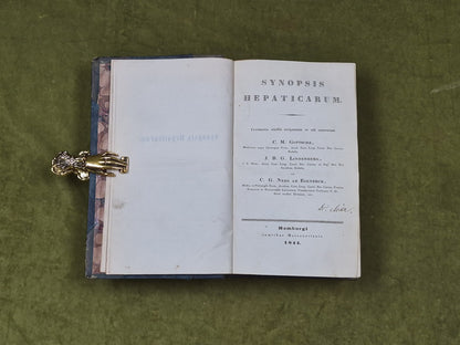 Synopsis hepaticarum: Coniunctis studiis scripserunt et edi curaverunt - 18445