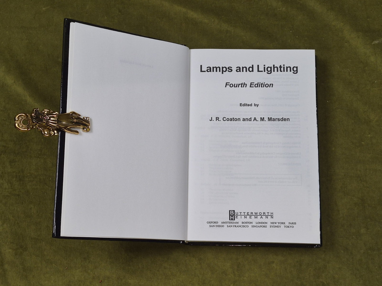 Lamps and Lighting 4th Edition - J R Coaton , A M Marsden , Butterworth 2003 HB3