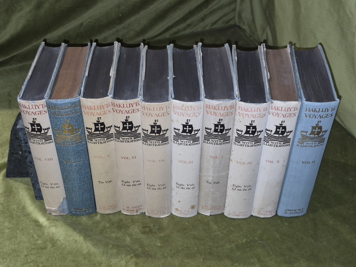 The Principal Navigations Richard Hakluyt (1927) Ten Volumes J M Dent & Sons1