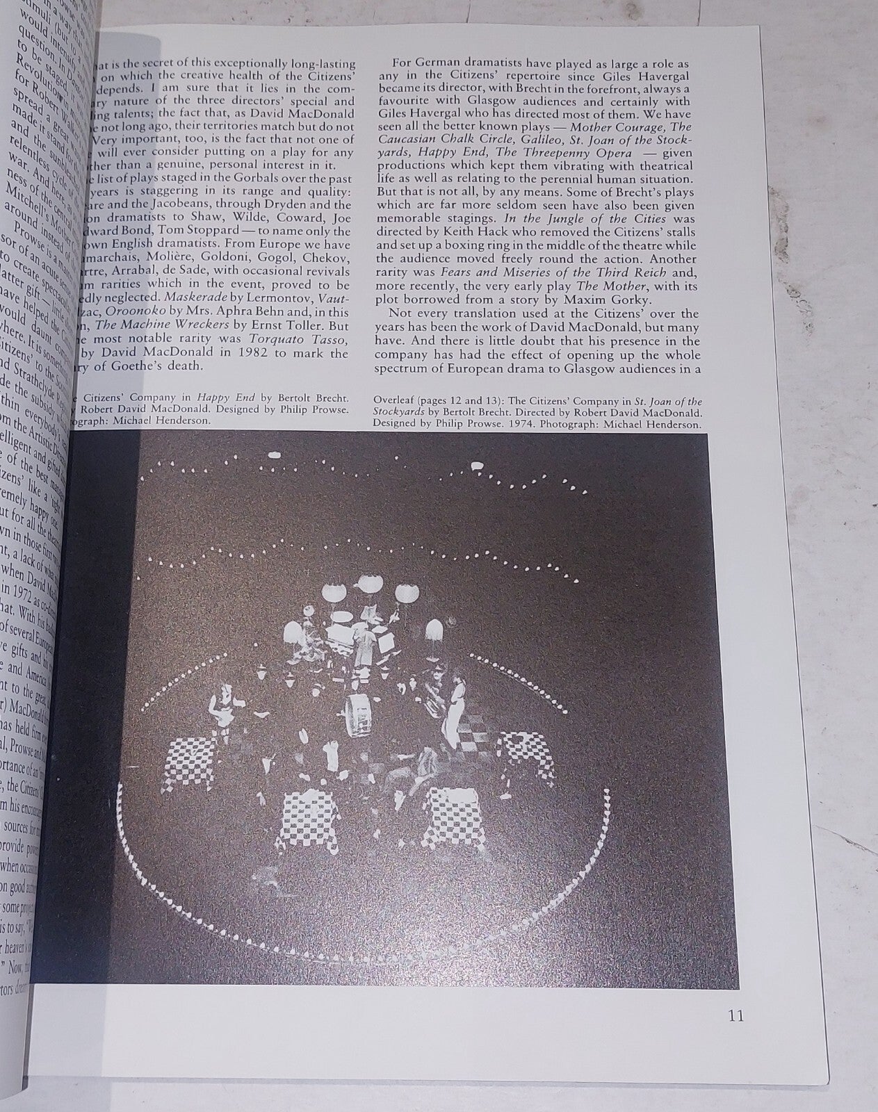 Glasgow Citizen's Theatre Interest, Goethe Medal Lecture, Robert David MacDonald5