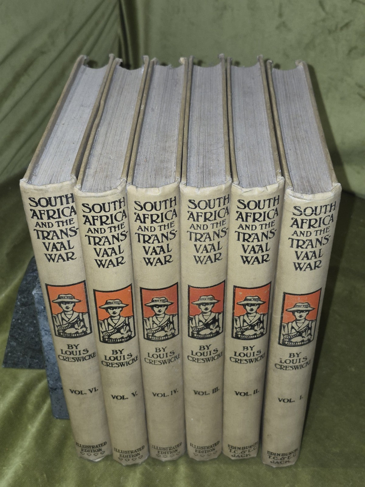 South Africa and the Transvaal War Louis Creswicke 6 volumes1
