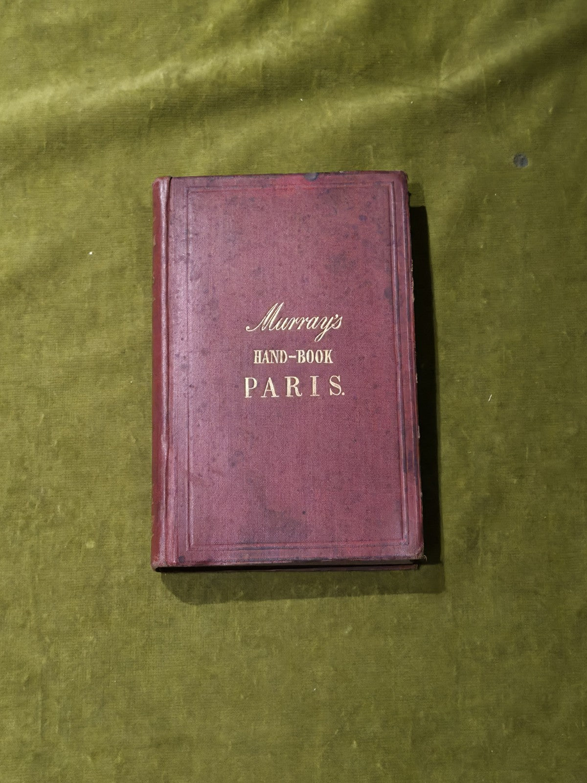 Handbook for Visitors to Paris - John Murray 1882 HB0