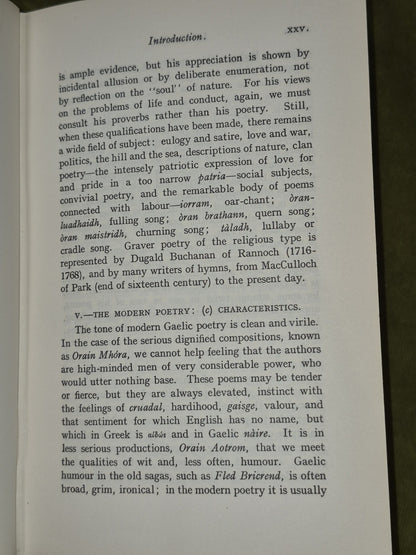 Bardachd Ghaidhlig Specimens of Gaelic Poetry William Watson 1959 Third Edition4