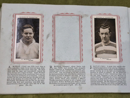 Scottish Footballers Mitchell Cigarette 1934-5 Collectible Cards Album12