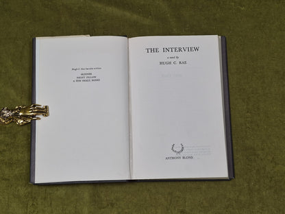 The Interview - Hugh C Rae - Blond 1969 1st HB DJ4