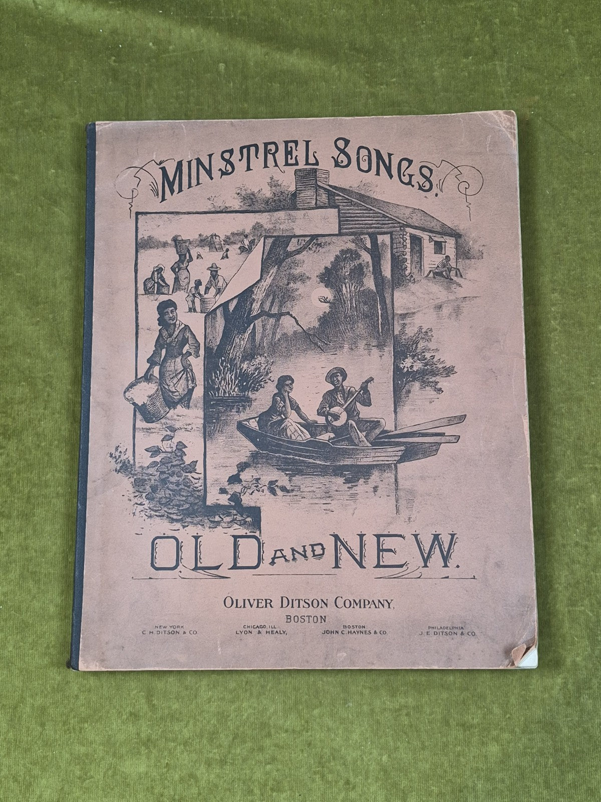 Minstrel Songs Old and New Oliver Ditson Company 1882 Paperback0