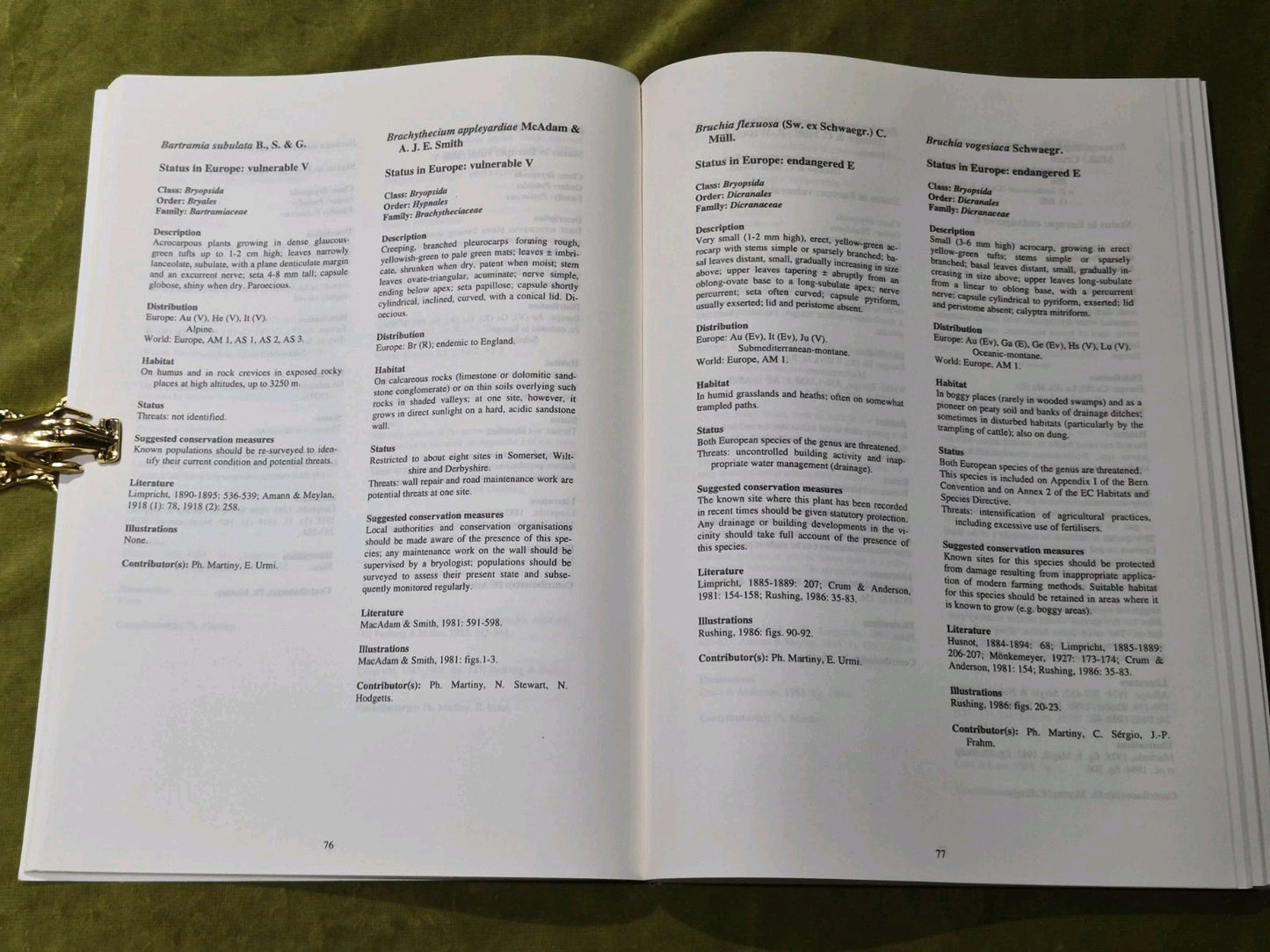 Red Data Book of European Bryophytes4