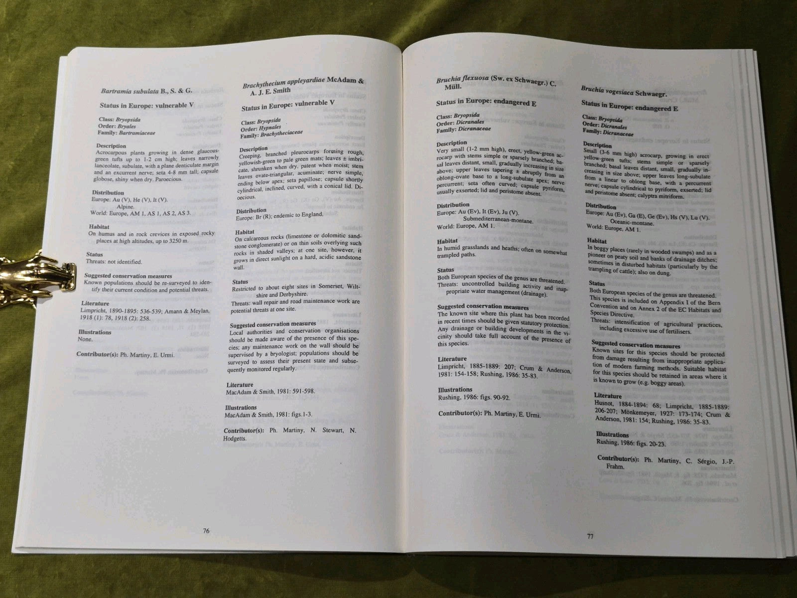 Red Data Book of European Bryophytes4