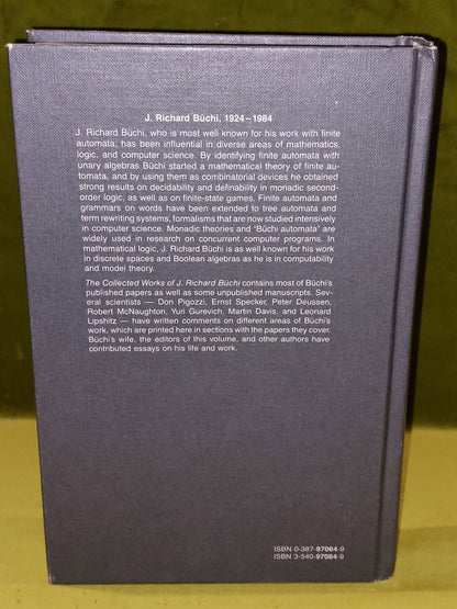 The Collected Works of J. Richard Buchi, Lane, Saunders 19902