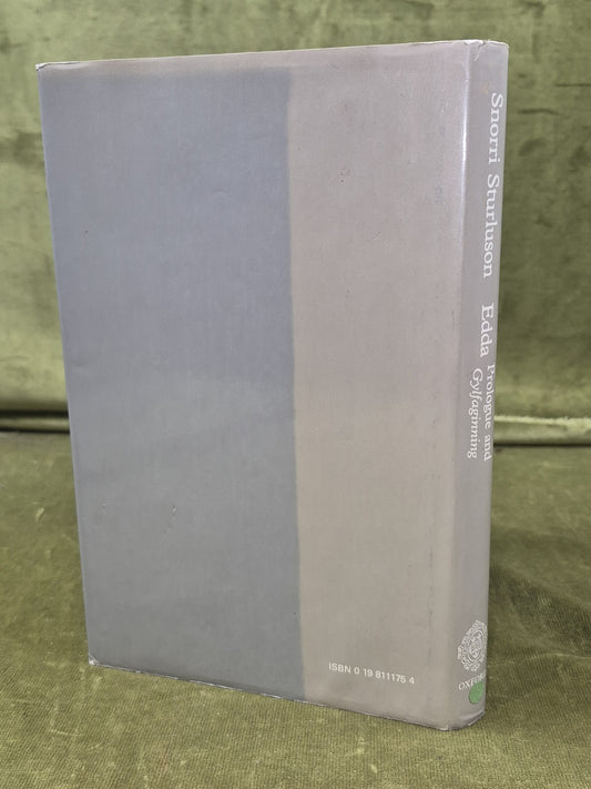 Snori Sturluson Edda Clarendon Anthony Faulkes 19821