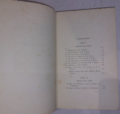 Big Game Shooting. Horace G. Hutchison. Volume 2 Only 1905 1st Edition 2