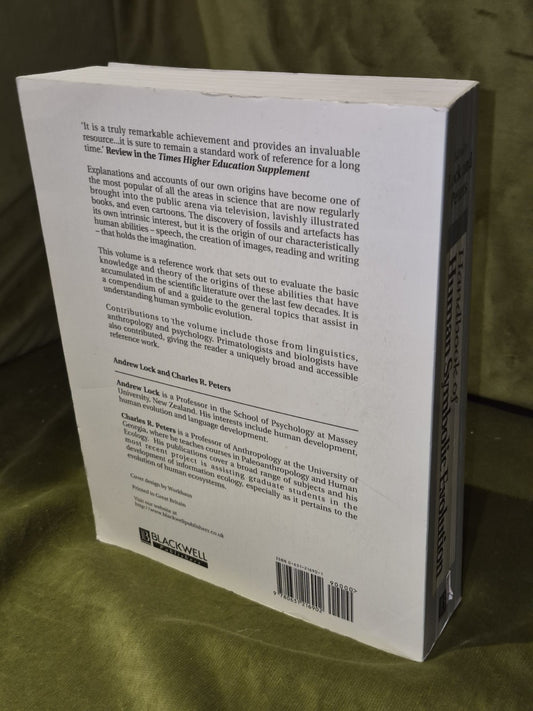 The Handbook of Human Symbolic Evolution by Charles R. Peters 19991