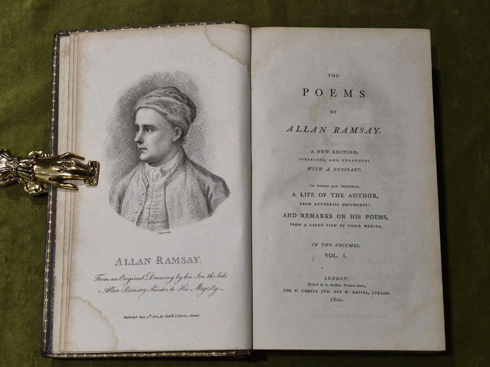 The Poems of Allan Ramsay. A New Edition with Life of the Author 2 Vols4
