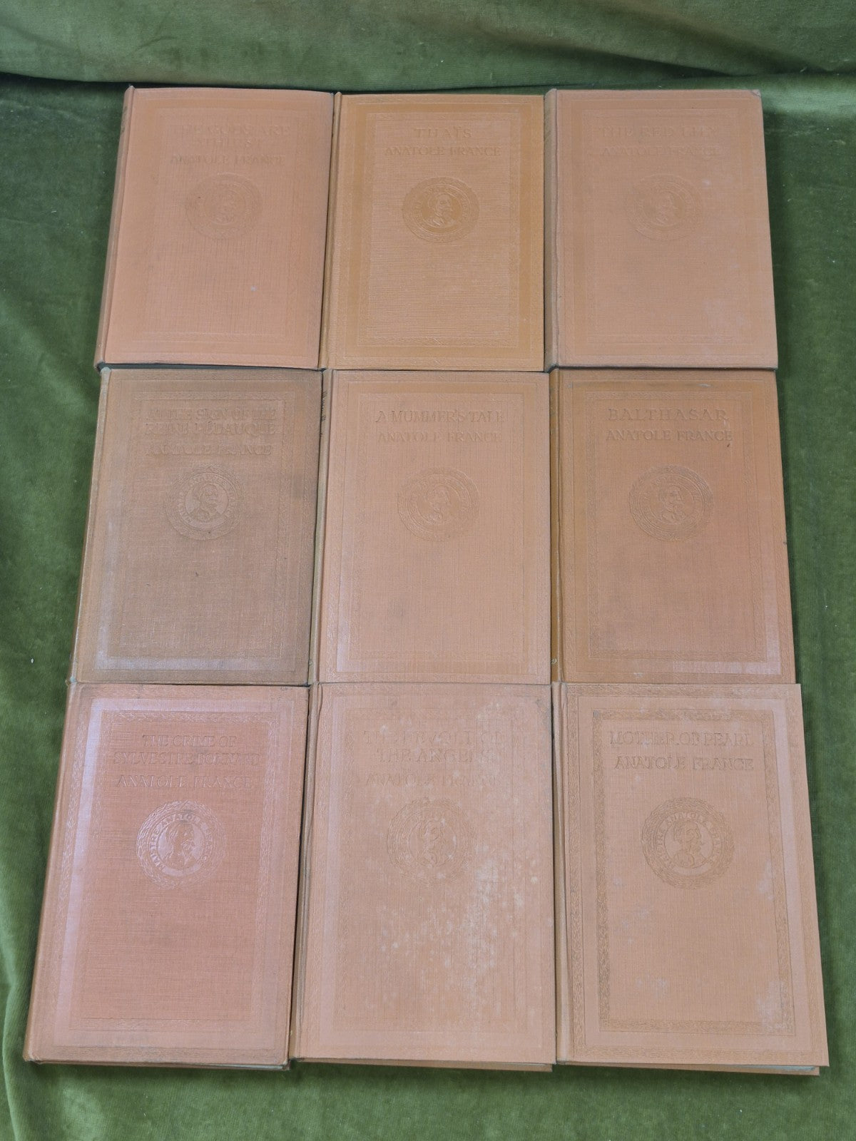 Anatole France Bodley Head Crown 8 Volumes Mixed Editions2