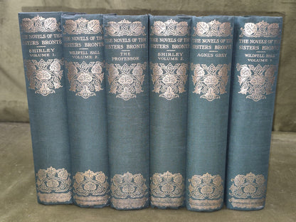 The Novels of the Sisters Bronte John Grant 1924 Edinburgh Incomplete 6 Volumes0