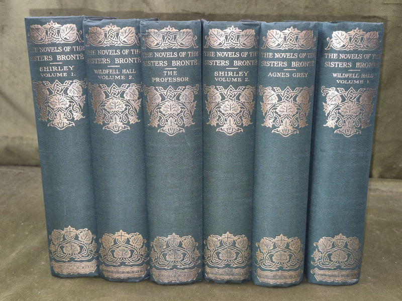The Novels of the Sisters Bronte John Grant 1924 Edinburgh Incomplete 6 Volumes0