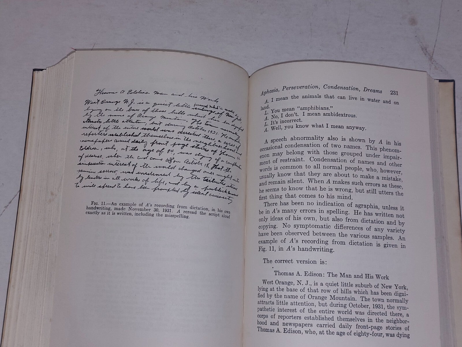 Intellectual Functions of the Frontal Lobes By Brickner (1936) 1st Edition Hb 5
