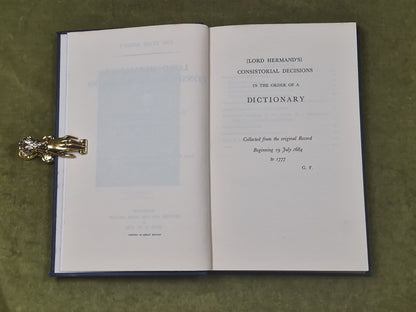 Stair 6 Hermand's Consistorial Decisions 1684-1777 - F P Walton, J Ferguson 19404