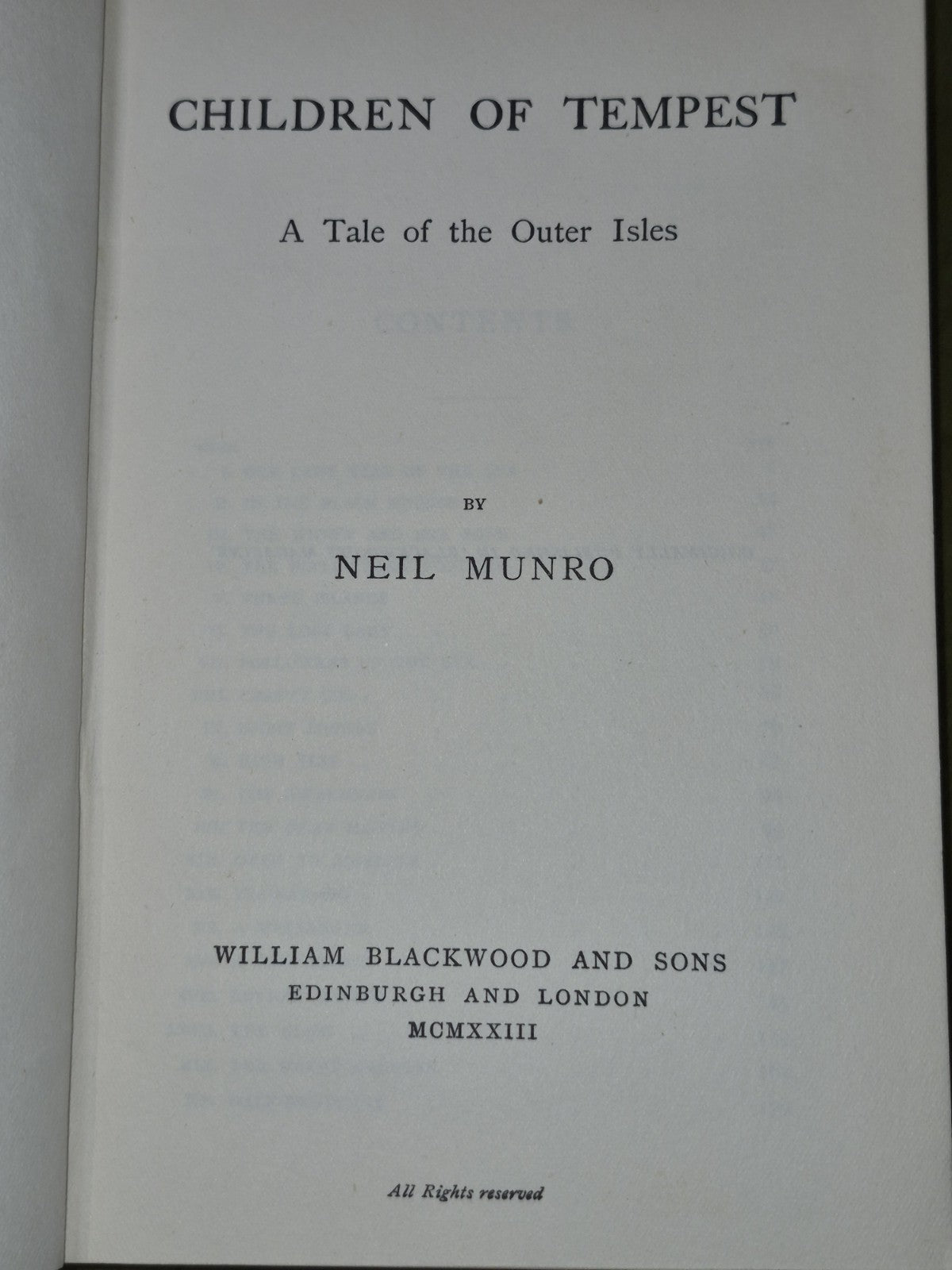 Neil Munro William Blackwood Job Lot The Lost Pibroch Fancy Farm Doom Castle4