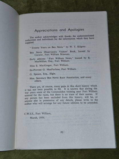 The Ben Nevis Race by Charles Steel (1956) with Sir James Wordie letters3
