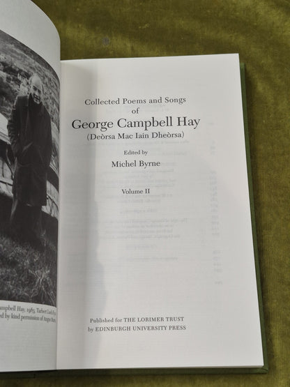 Collected Poems and Songs of George Campbell Hay in 2 Vols in Slipcase5