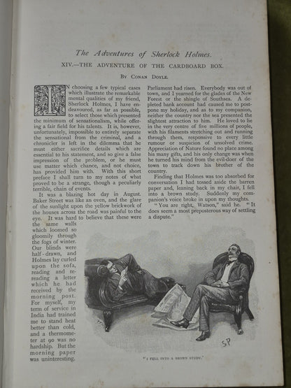 The Strand Magazine 1893 January to June Vol. V. Sherlock Holmes Conan Doyle7