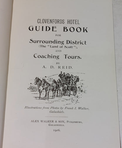 Clovenfords Hotel ("Land Of Scott") Guide Book, 1st Ed, A. D. Reid (1906) Book2