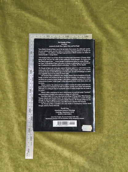 The Principle of Hope, Vol. 2 - Ernst Bloch , MIT Press 1959 PB1