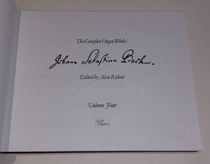 The Complete Organ Works Johann Sebastian Bach edited Alan Ridout [4 Volume Set]5