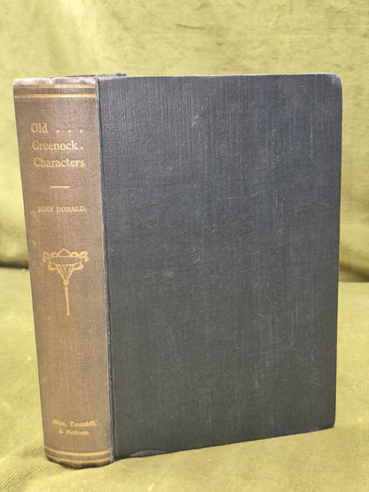 Old Greenock Characters 1920 John Donald First Edition Milne Tannahill0