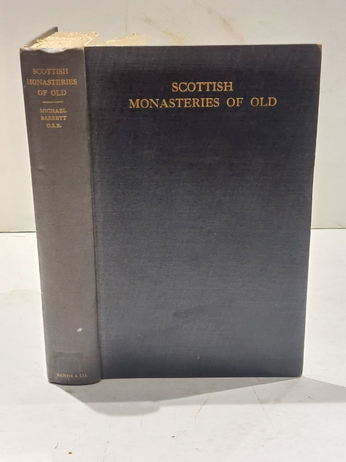 The Scottish Monasteries Of Old By Michael Barrett (1913) [Sands & Co] Hb Book0