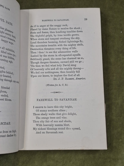 Fifty Years Rhymes & Reminiscences A C Barker Aberdeen 18807