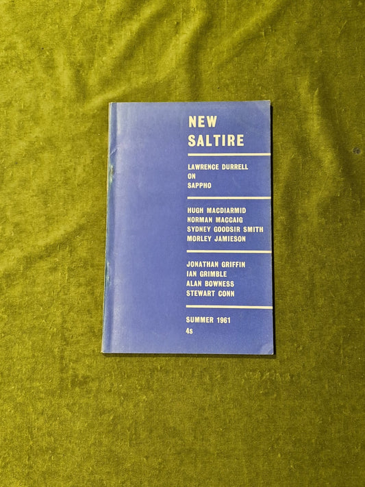 New Saltire #1, Summer 1961 - Saltire Society0