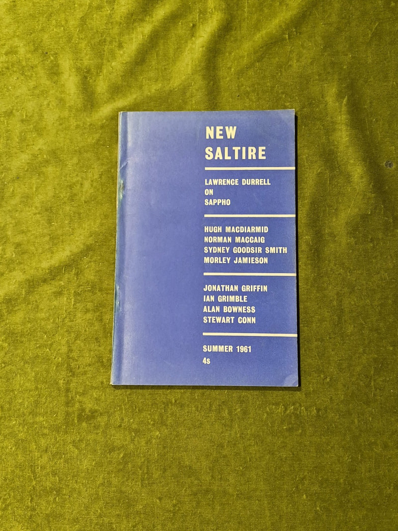New Saltire #1, Summer 1961 - Saltire Society0