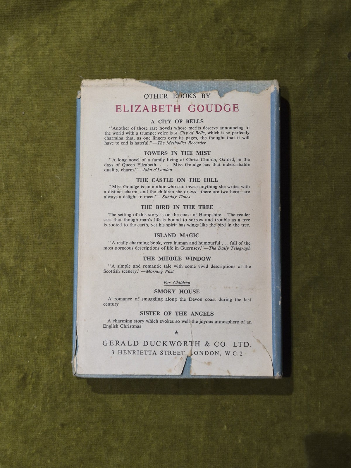 Make - Believe - Mary Goudge 1st Edition Duckworth 1949 HB DJ1