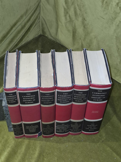 The Cambridge Economic History of Europe Volumes 1, 3, 4, 5, 6 (pt 1&2) (1966)6