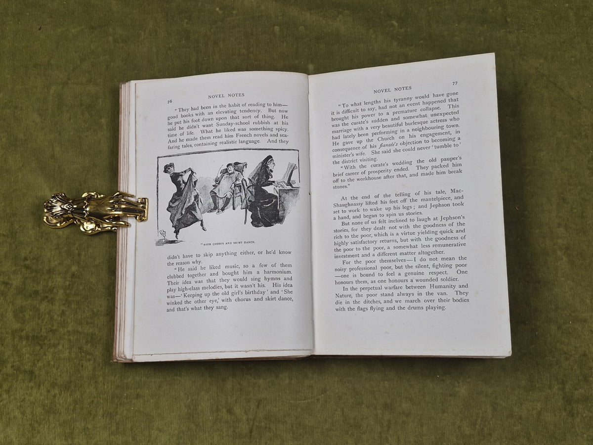 Novel Notes by Jerome K Jerome , Leadenhall Press 1893 illustrated HB6