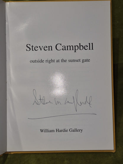 Steven Campbell, outside right at the sunset gate, 1994, Hardie Gallery SIGNED3