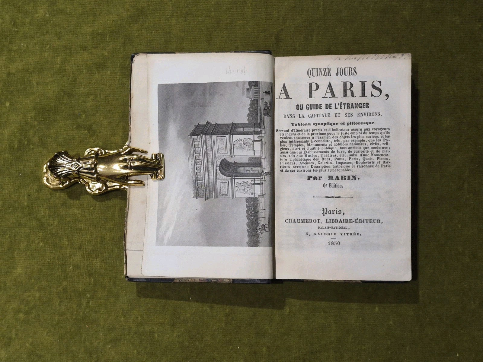 Quinze Jours A Paris - Par Marin , Chaumerot 6th 18504