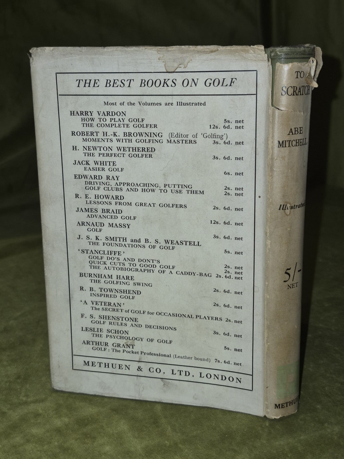 Down to scratch Abe Mitchell 1933 Third Edition1