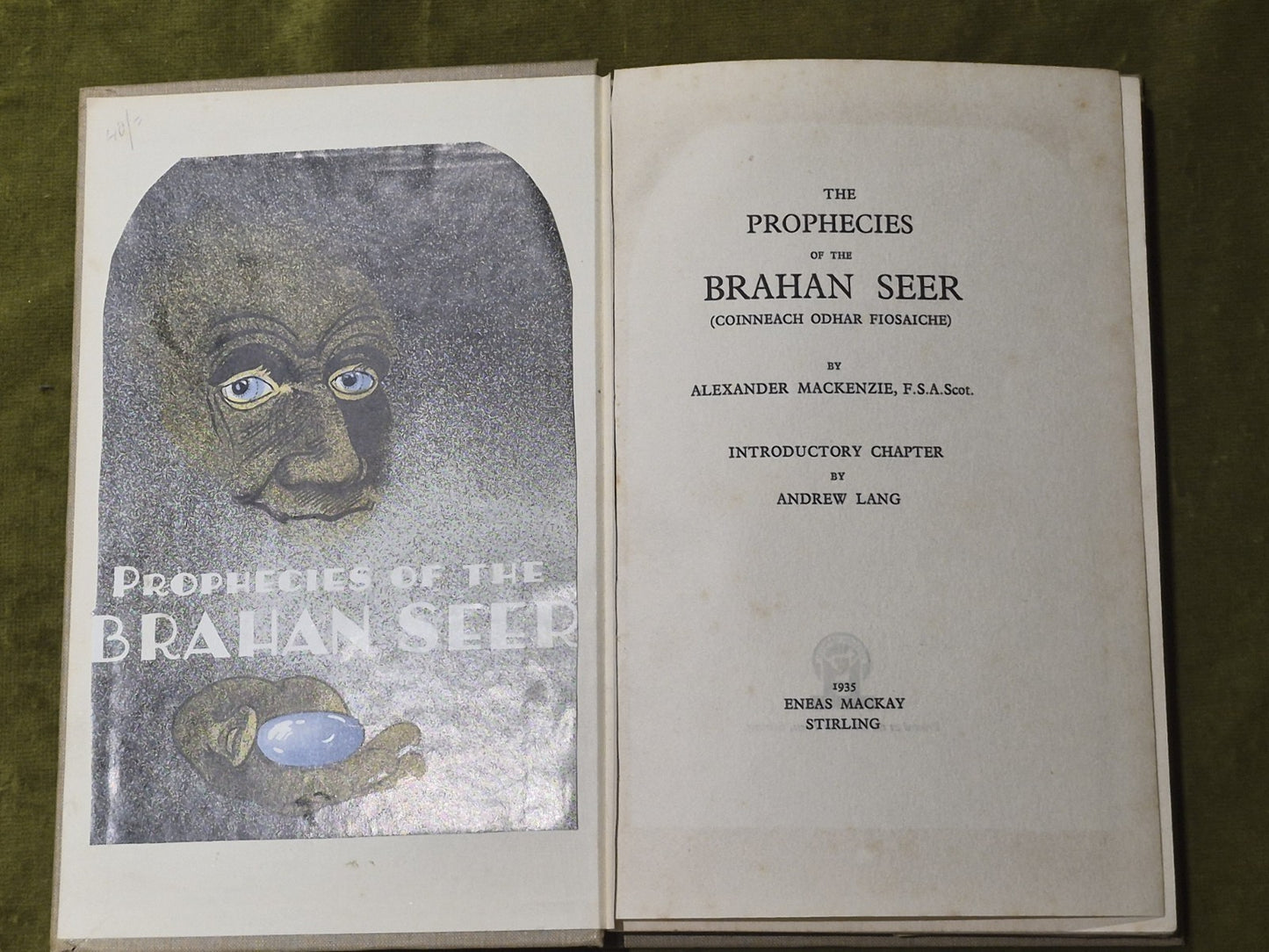 The Prophecies of the Brahan Seer Alexander Mackenzie HC Eneas Mackay Scotland3