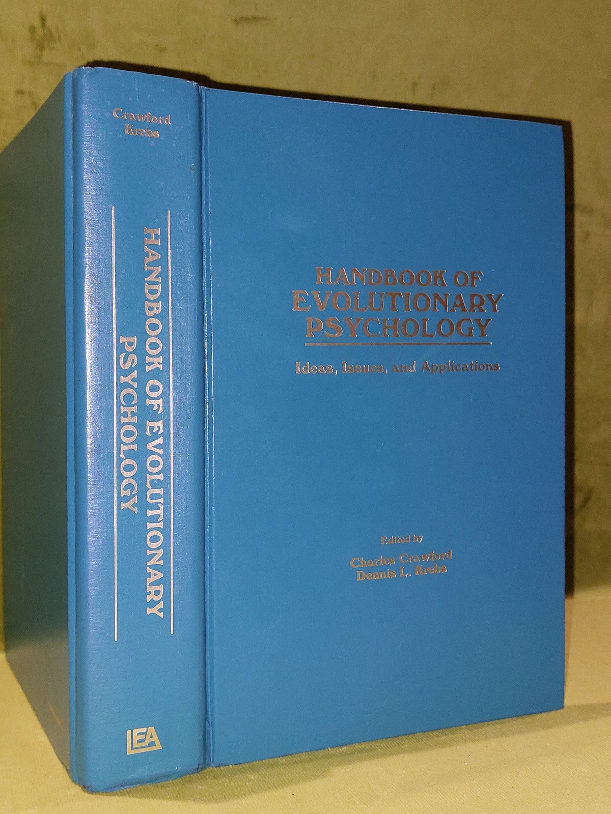 Handbook of Evolutionary Psychology Ideas Issues Applications Crawford Krebs0
